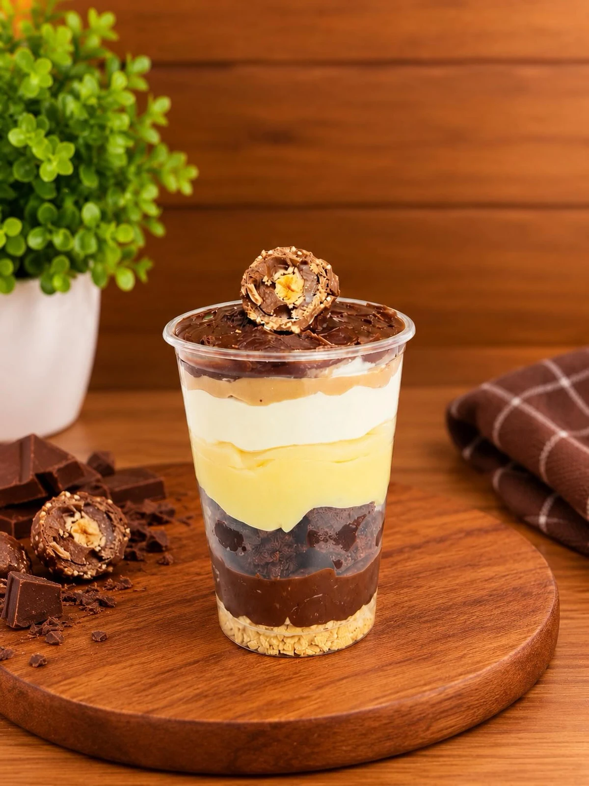 Copo Ferrero Rocher — Cantinho da Rose